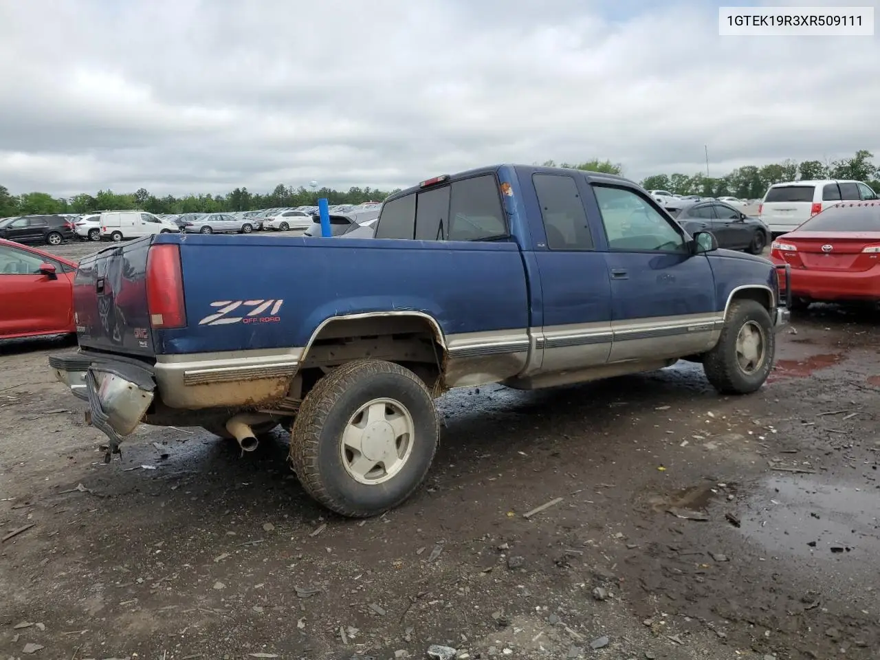 1999 GMC Sierra K1500 VIN: 1GTEK19R3XR509111 Lot: 56968965