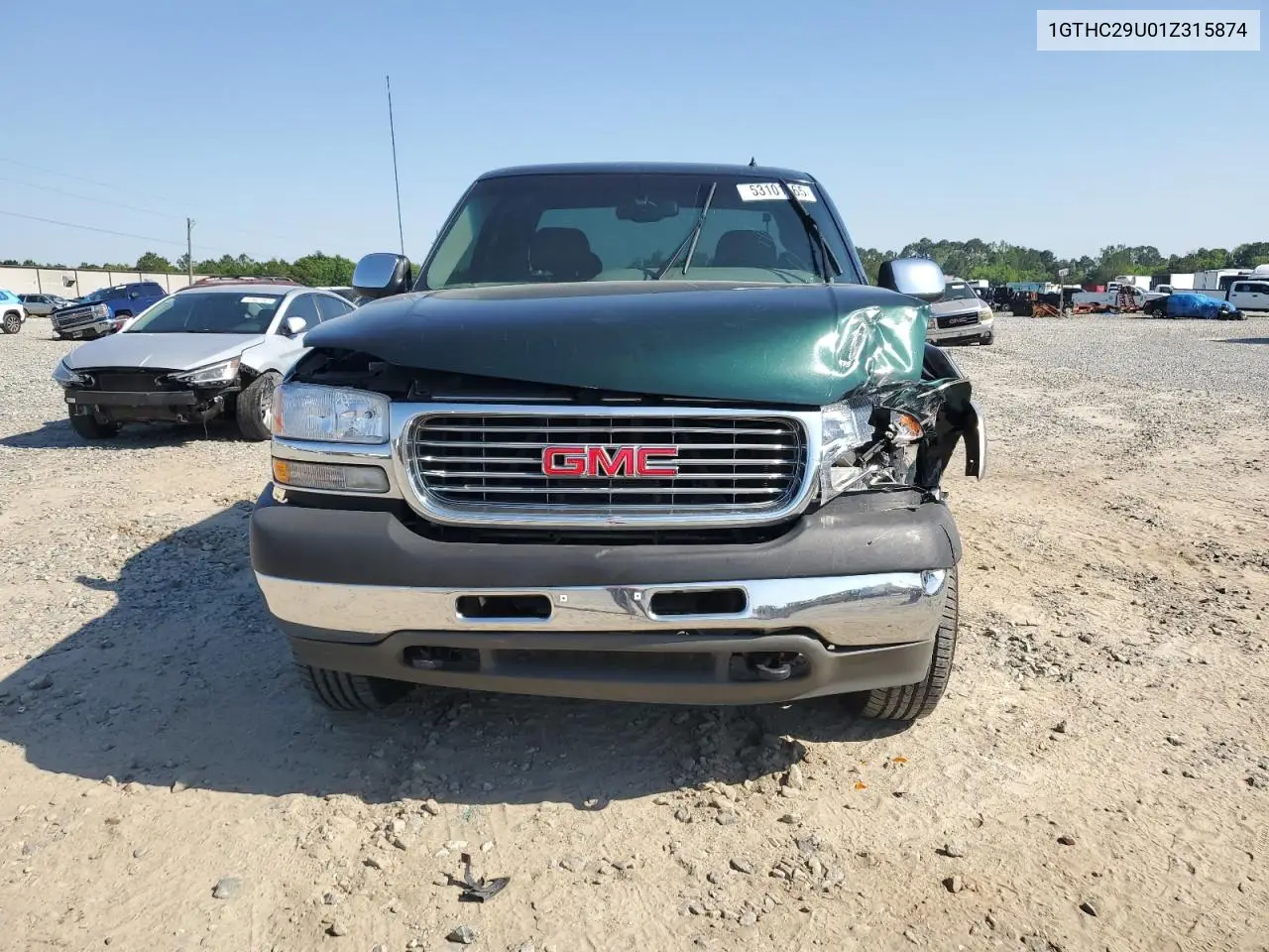 2001 GMC Sierra C2500 Heavy Duty VIN: 1GTHC29U01Z315874 Lot: 53101165