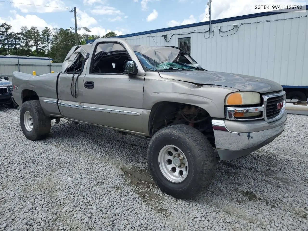2001 GMC New Sierra K1500 VIN: 2GTEK19V411126792 Lot: 56729965