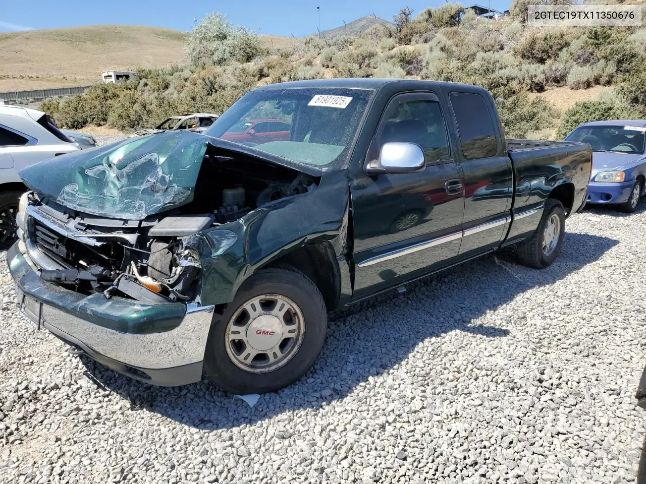 2001 GMC New Sierra C1500 VIN: 2GTEC19TX11350676 Lot: 61901925