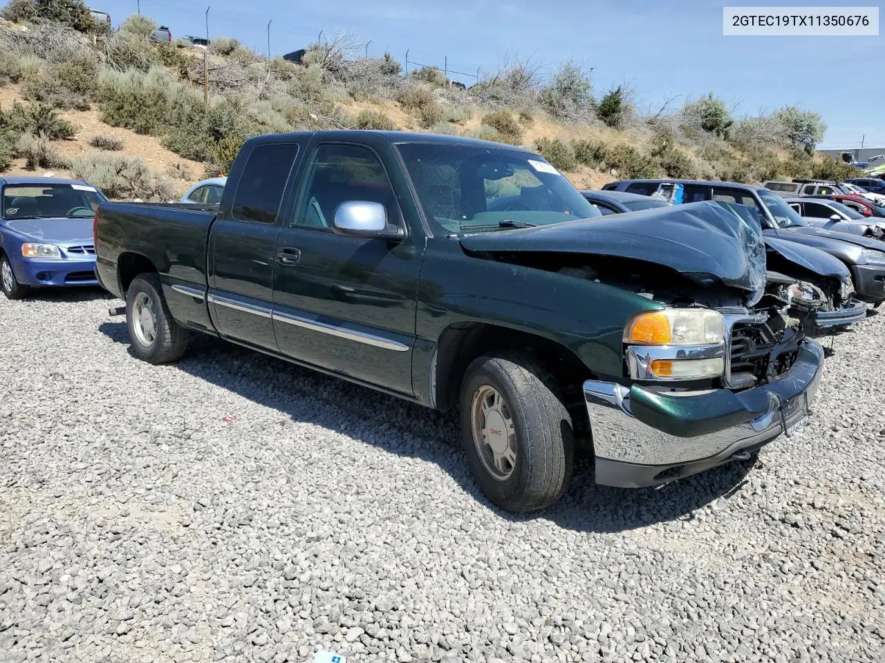 2001 GMC New Sierra C1500 VIN: 2GTEC19TX11350676 Lot: 61901925