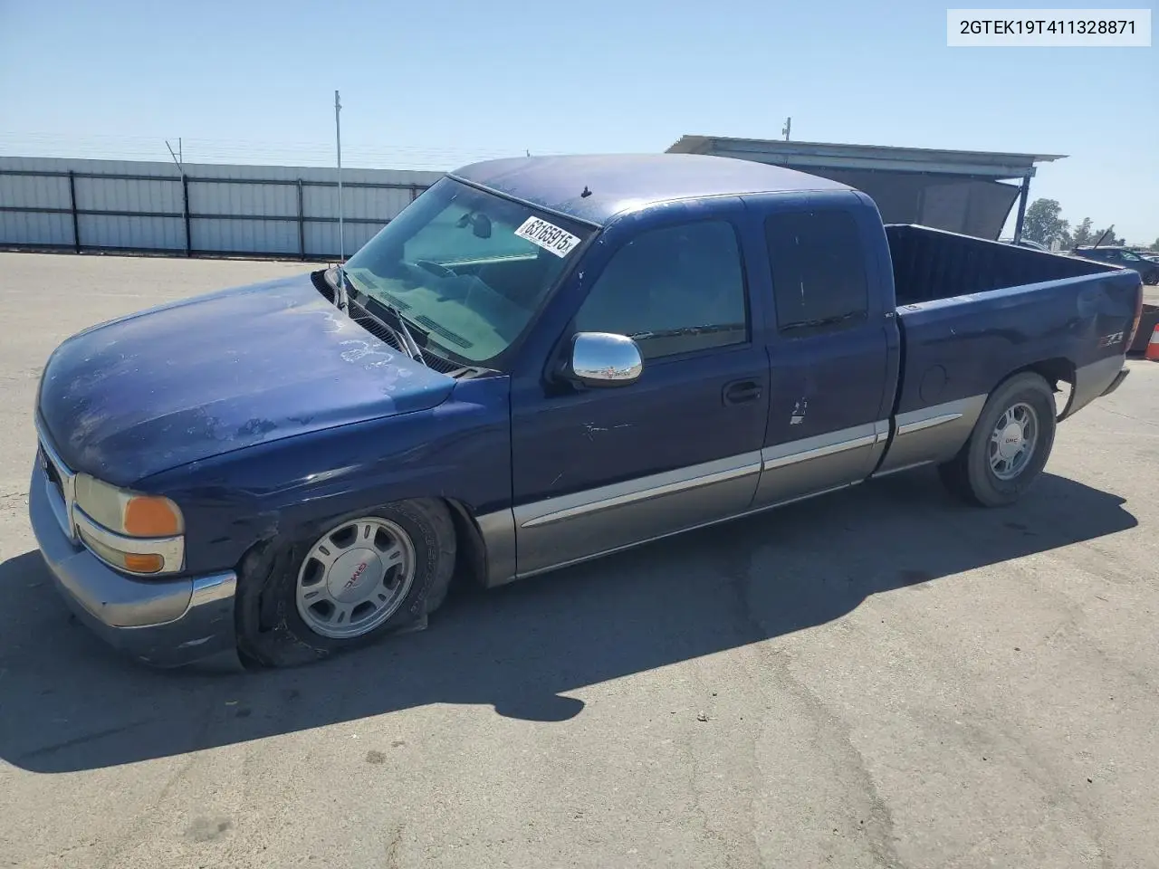 2001 GMC New Sierra K1500 VIN: 2GTEK19T411328871 Lot: 63165915