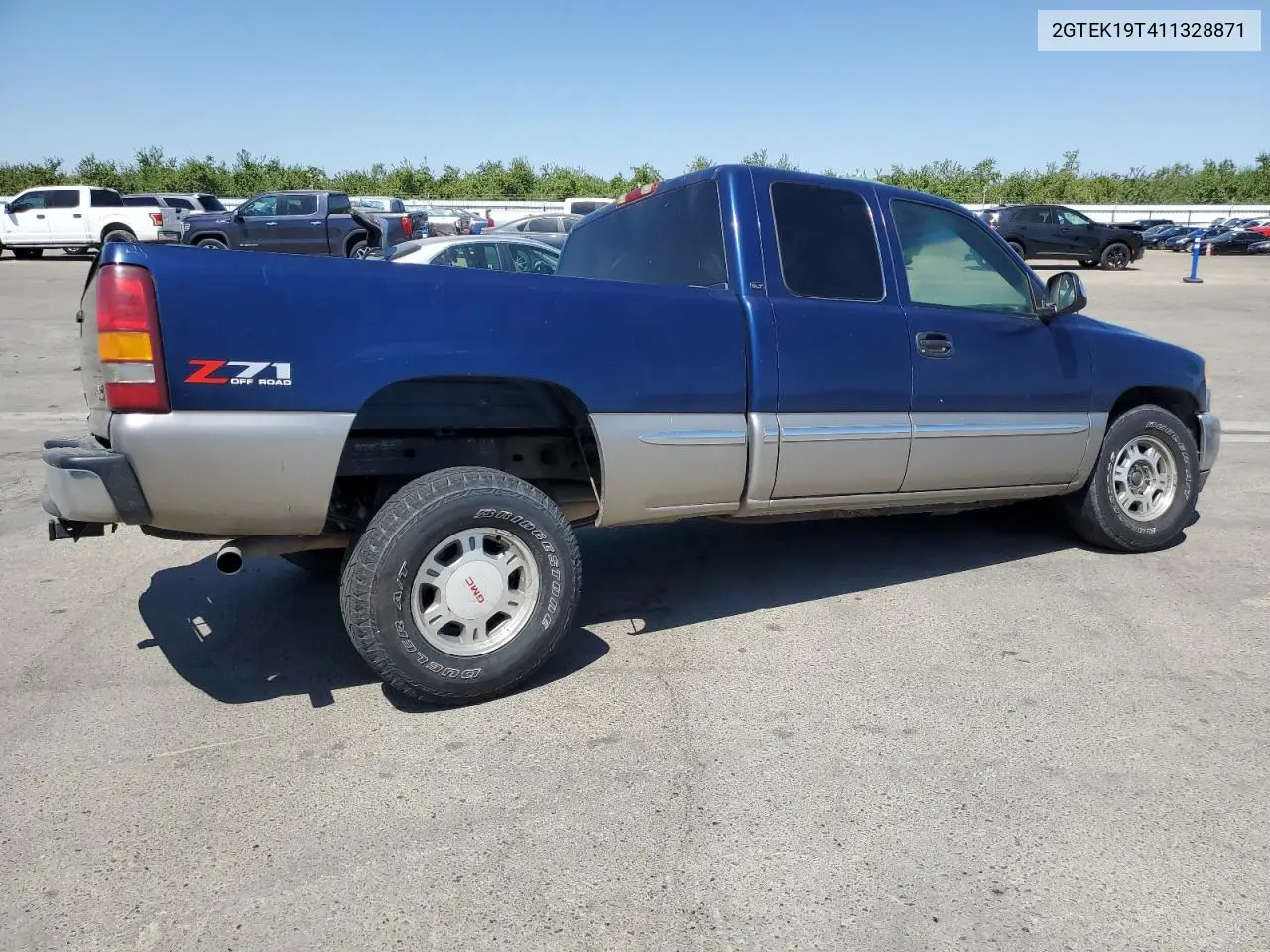 2001 GMC New Sierra K1500 VIN: 2GTEK19T411328871 Lot: 63165915