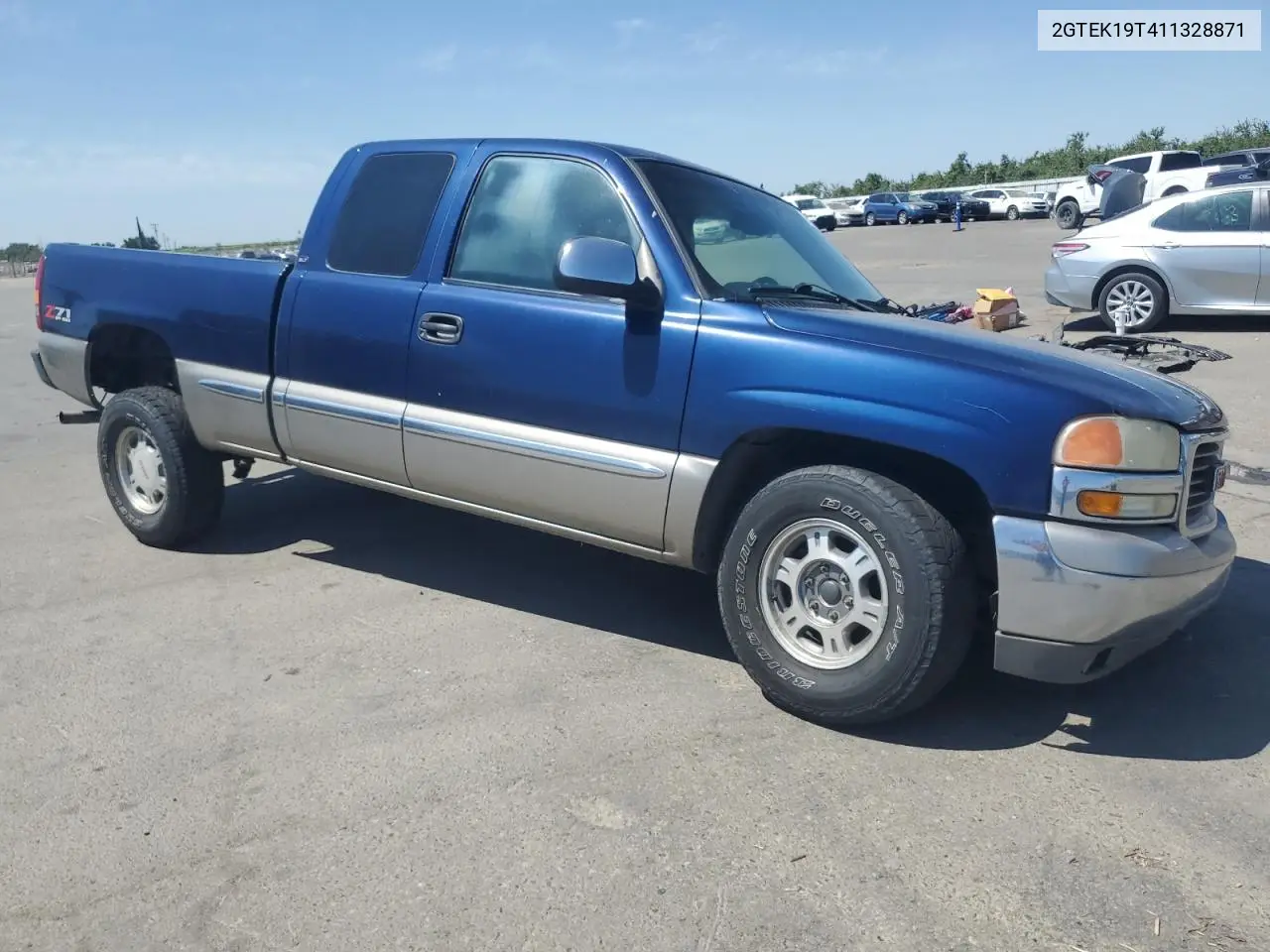 2001 GMC New Sierra K1500 VIN: 2GTEK19T411328871 Lot: 63165915