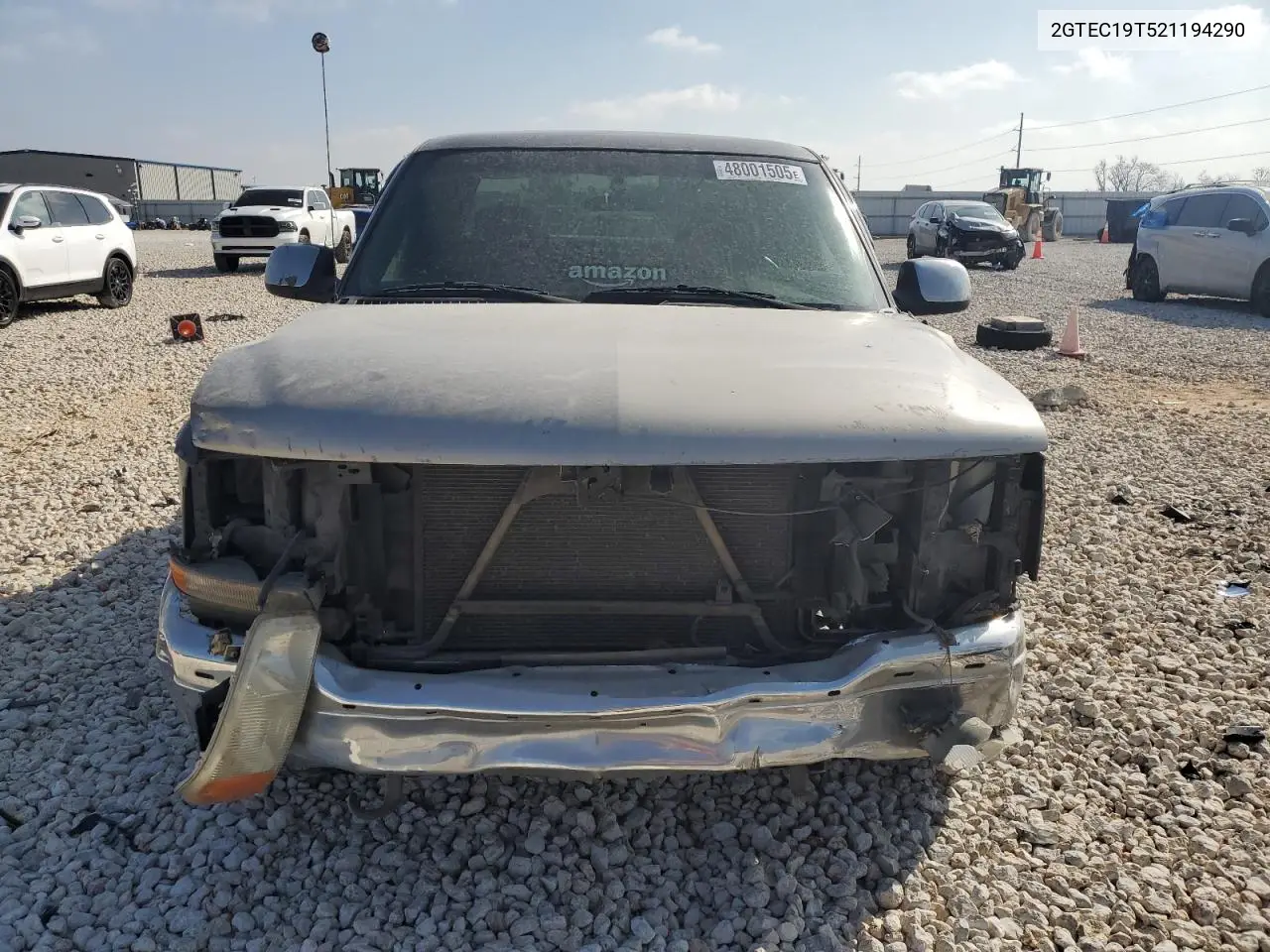 2002 GMC New Sierra C1500 VIN: 2GTEC19T521194290 Lot: 48001505