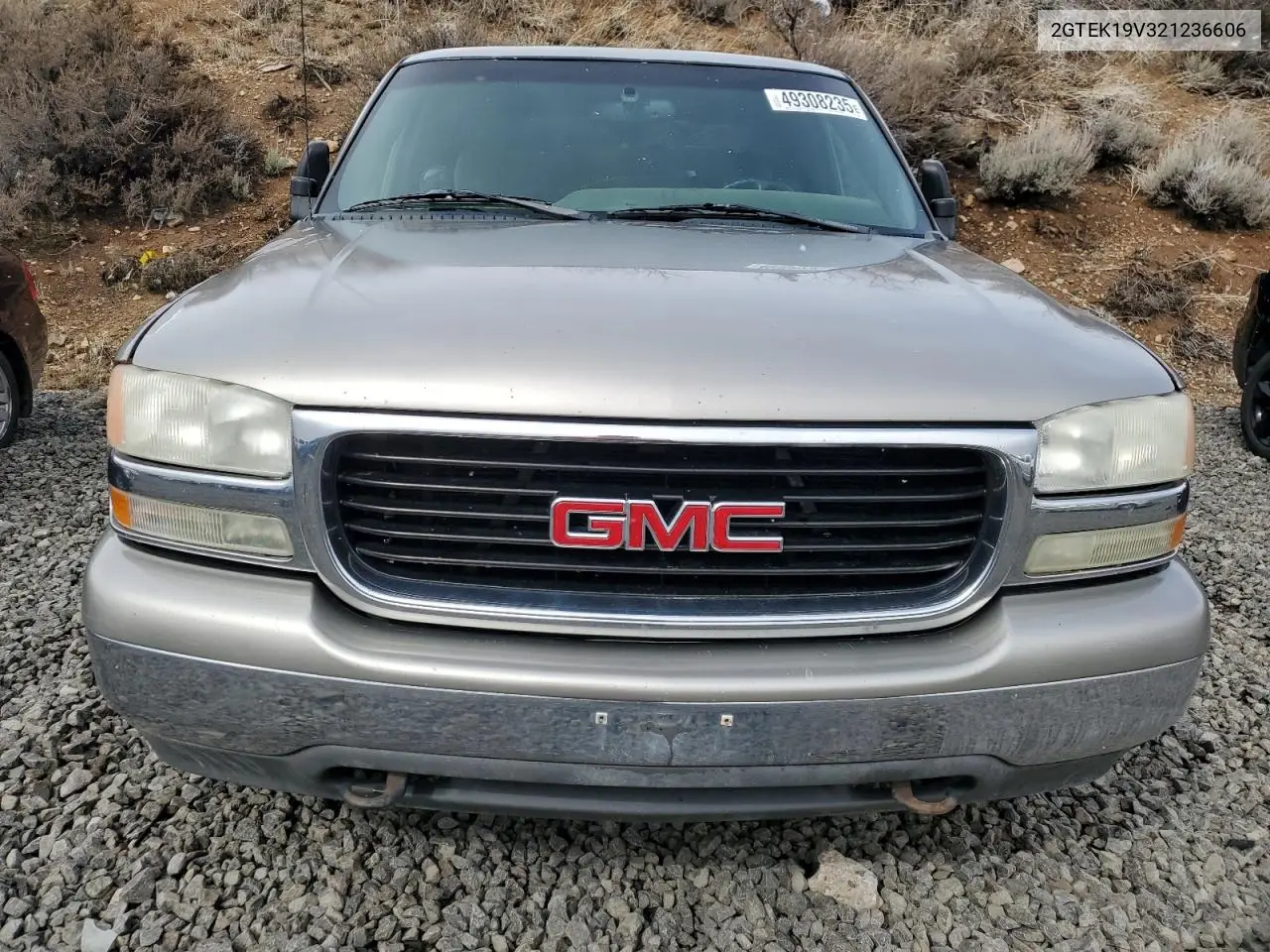 2002 GMC New Sierra K1500 VIN: 2GTEK19V321236606 Lot: 49308235