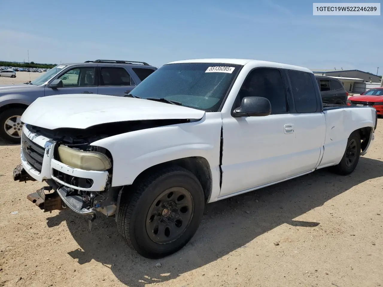 2002 GMC New Sierra C1500 VIN: 1GTEC19W52Z246289 Lot: 55135285