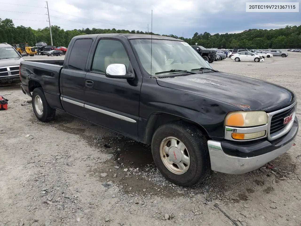2002 GMC New Sierra C1500 VIN: 2GTEC19V721367115 Lot: 56102055