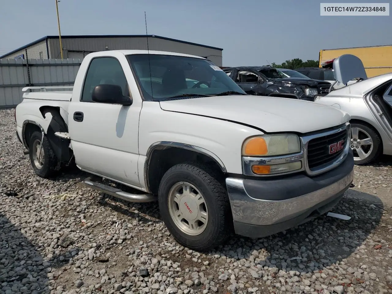 2002 GMC New Sierra C1500 VIN: 1GTEC14W72Z334848 Lot: 59733325