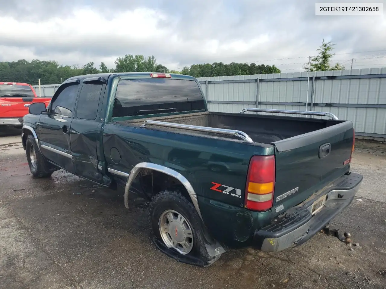 2002 GMC New Sierra K1500 VIN: 2GTEK19T421302658 Lot: 59804465