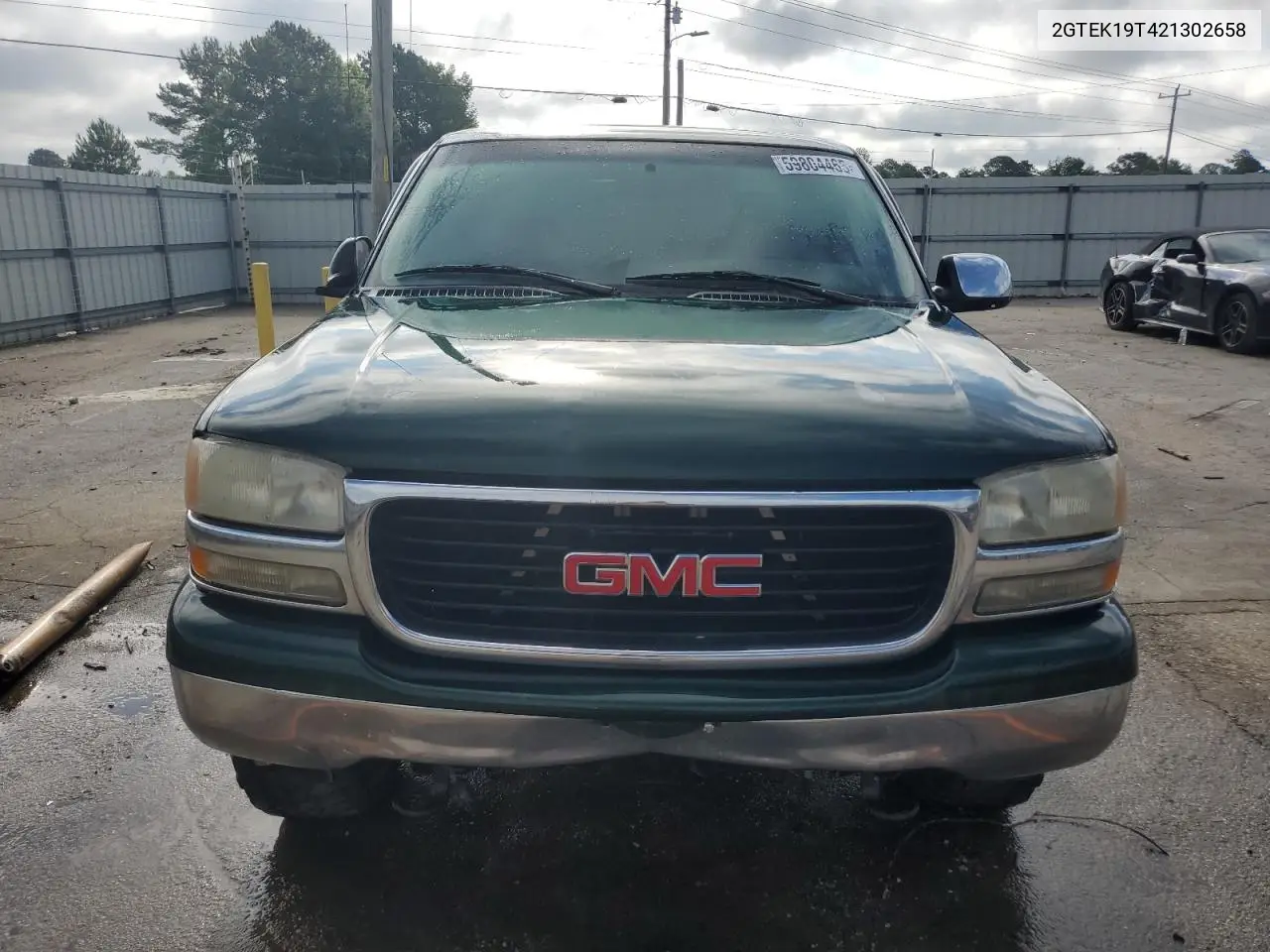 2002 GMC New Sierra K1500 VIN: 2GTEK19T421302658 Lot: 59804465