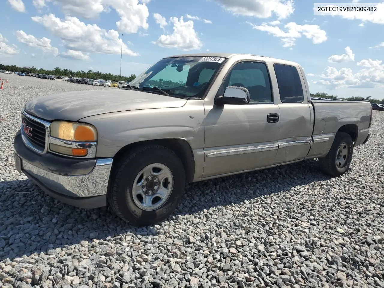 2002 GMC New Sierra C1500 VIN: 2GTEC19V821309482 Lot: 62057925