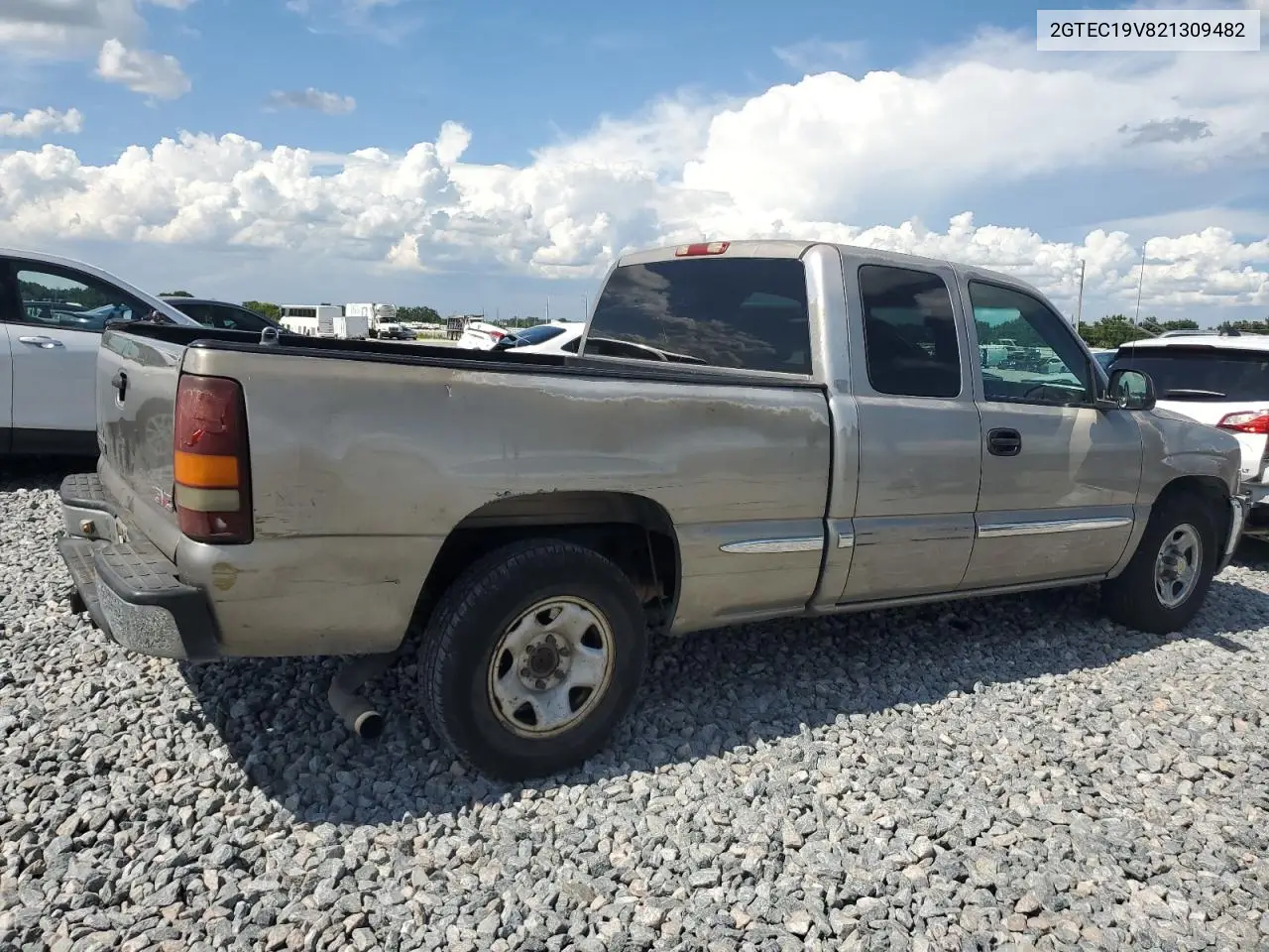 2002 GMC New Sierra C1500 VIN: 2GTEC19V821309482 Lot: 62057925