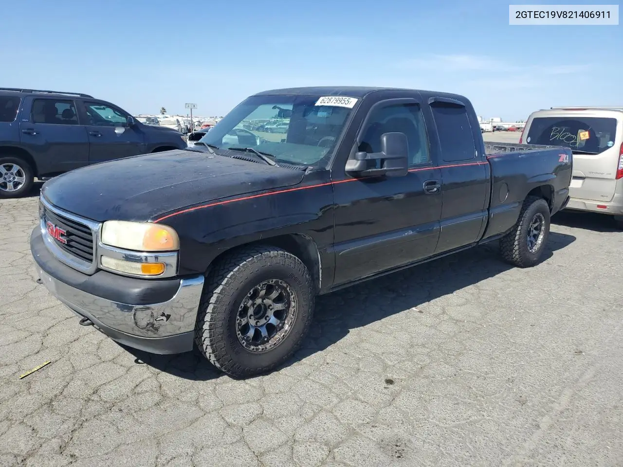 2002 GMC New Sierra C1500 VIN: 2GTEC19V821406911 Lot: 62879955