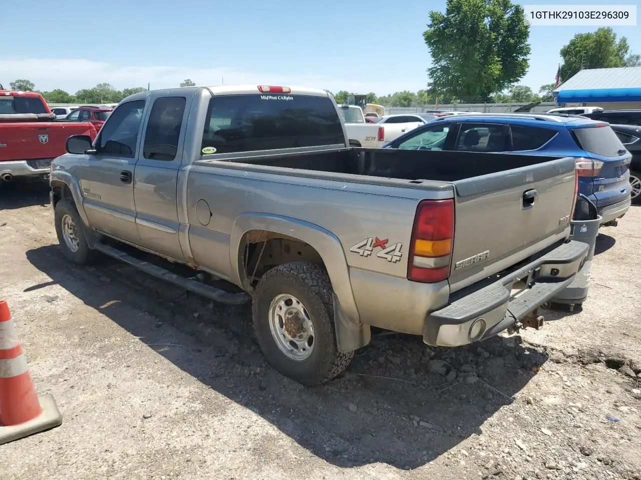 2003 GMC Sierra K2500 Heavy Duty VIN: 1GTHK29103E296309 Lot: 55836205