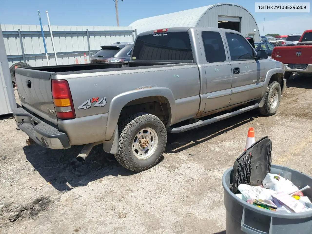 2003 GMC Sierra K2500 Heavy Duty VIN: 1GTHK29103E296309 Lot: 55836205