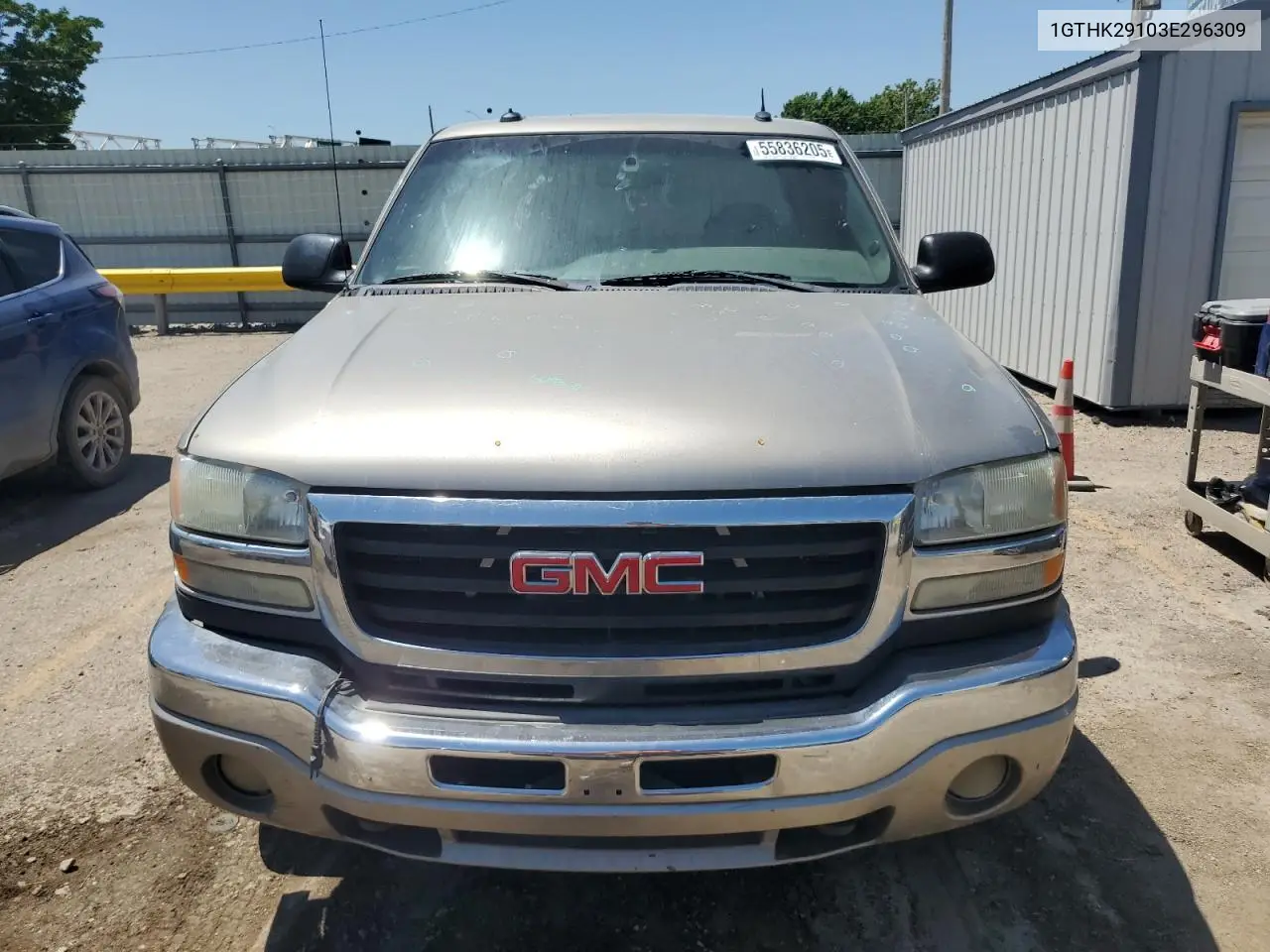 2003 GMC Sierra K2500 Heavy Duty VIN: 1GTHK29103E296309 Lot: 55836205