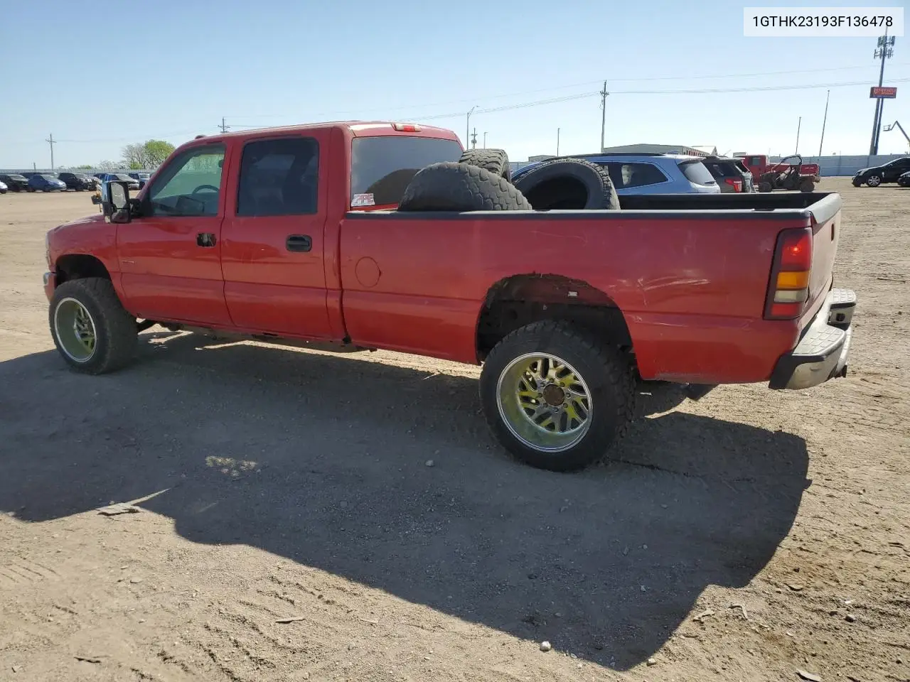 2003 GMC Sierra K2500 Heavy Duty VIN: 1GTHK23193F136478 Lot: 56418415