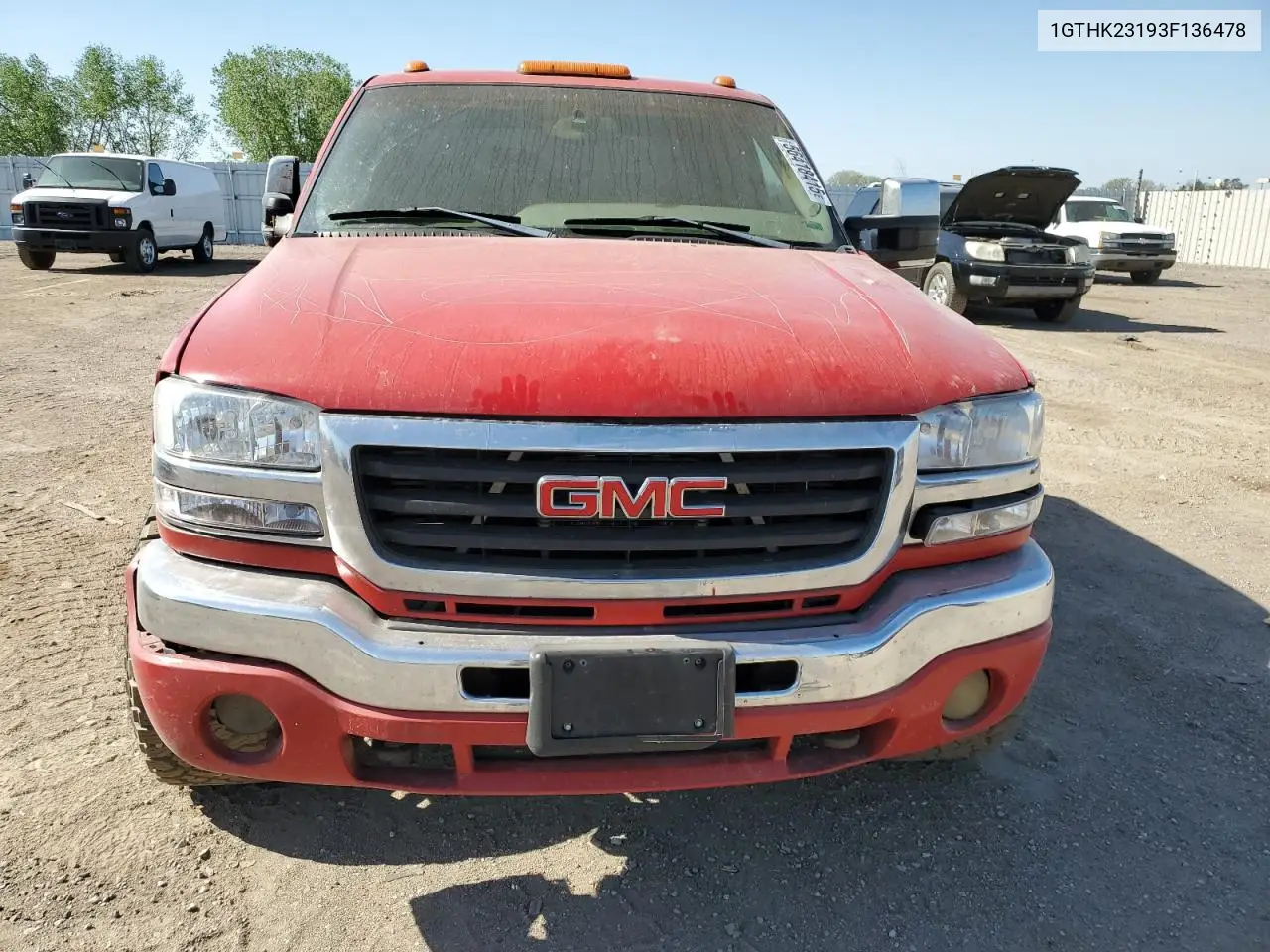 2003 GMC Sierra K2500 Heavy Duty VIN: 1GTHK23193F136478 Lot: 56418415