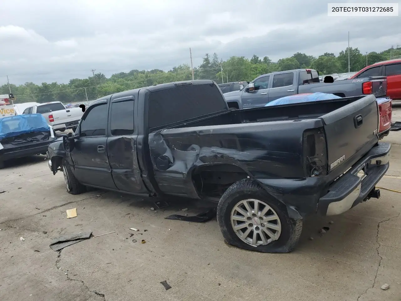 2003 GMC New Sierra C1500 VIN: 2GTEC19T031272685 Lot: 60541085