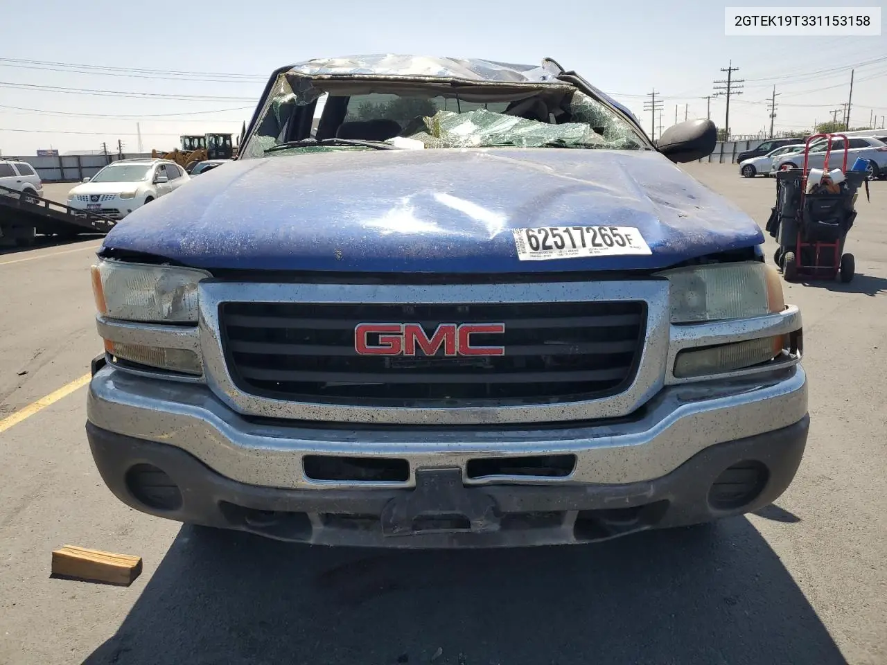 2003 GMC New Sierra K1500 VIN: 2GTEK19T331153158 Lot: 62517265