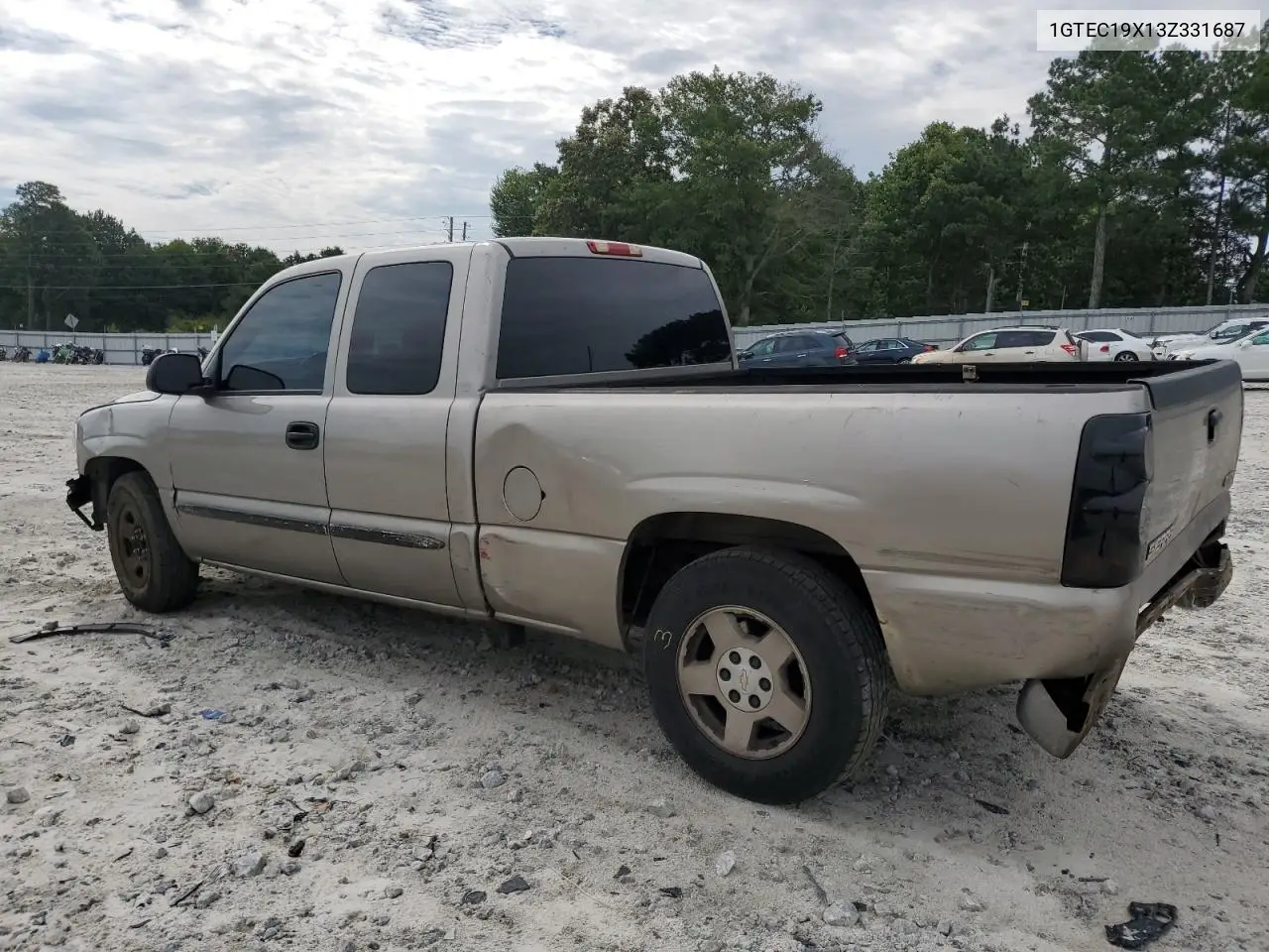 2003 GMC New Sierra C1500 VIN: 1GTEC19X13Z331687 Lot: 62574815