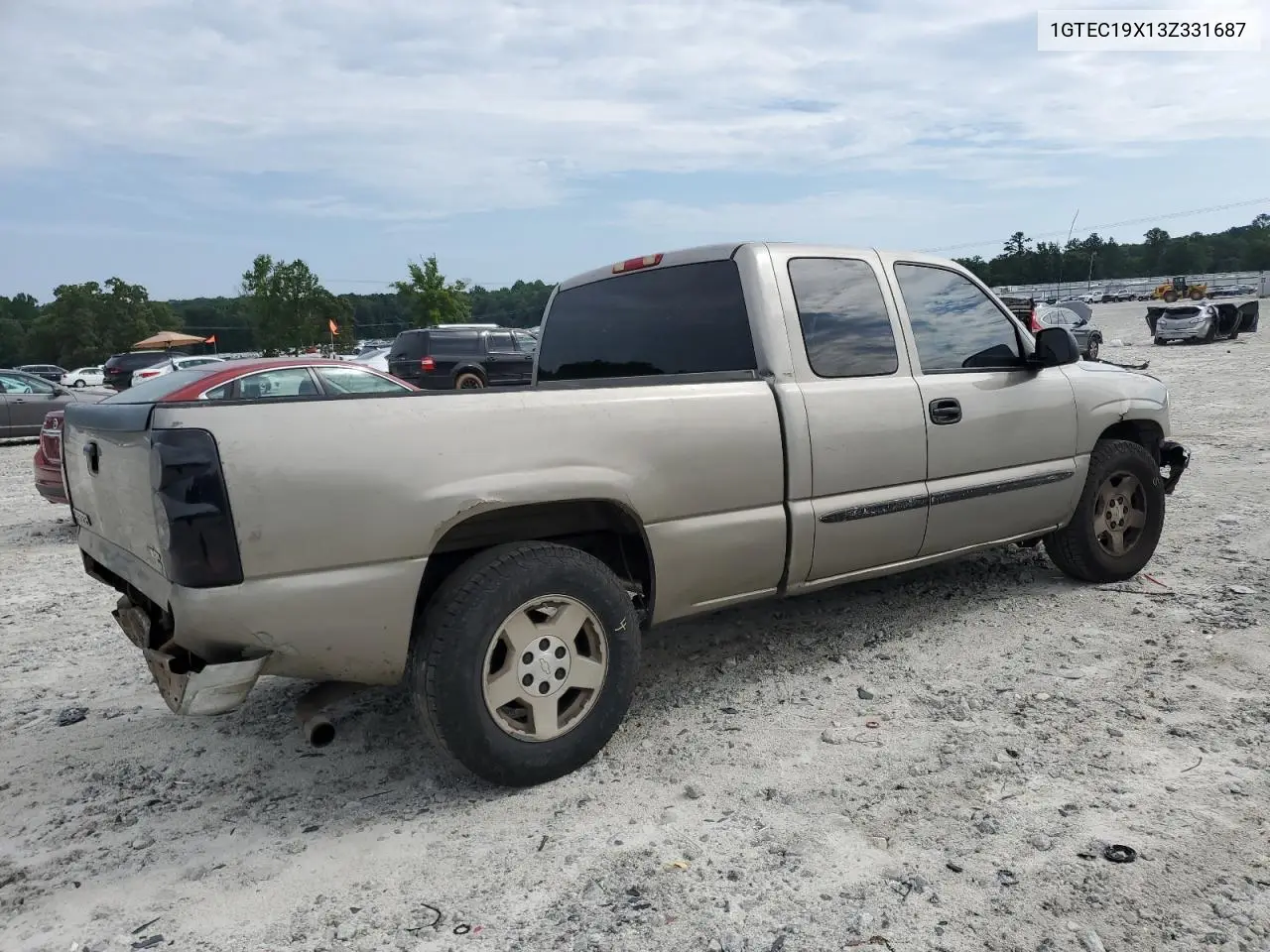2003 GMC New Sierra C1500 VIN: 1GTEC19X13Z331687 Lot: 62574815