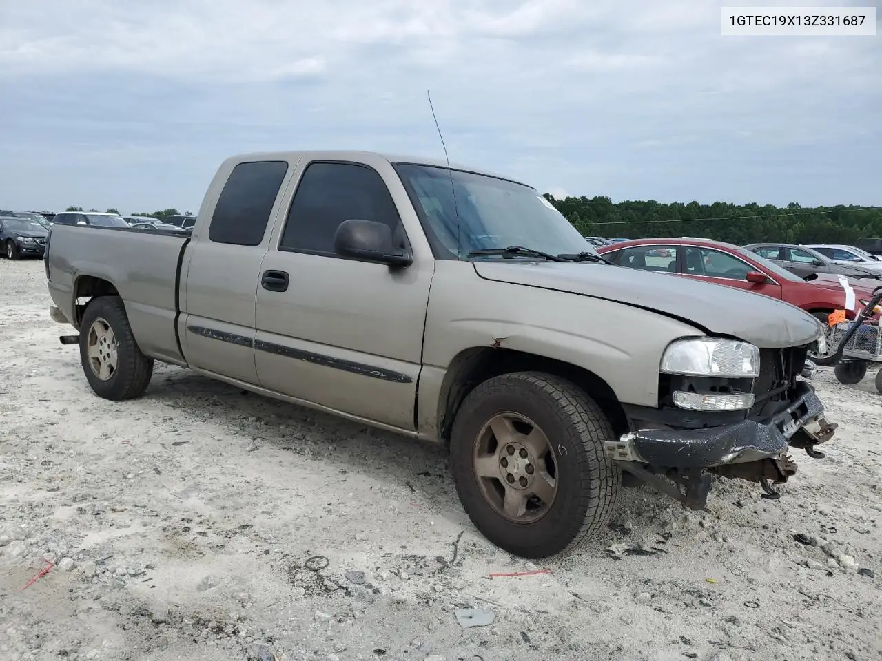 2003 GMC New Sierra C1500 VIN: 1GTEC19X13Z331687 Lot: 62574815