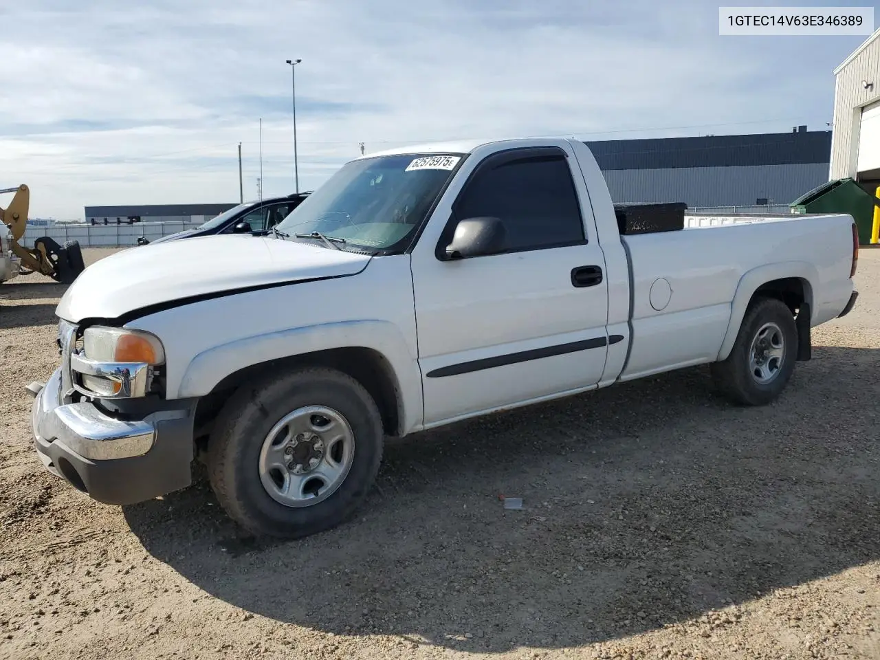 2003 GMC New Sierra C1500 VIN: 1GTEC14V63E346389 Lot: 62575975