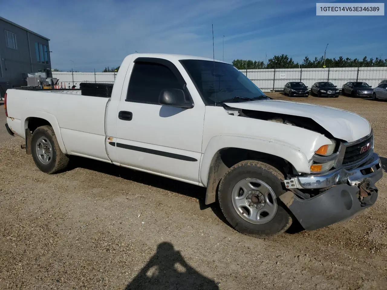 2003 GMC New Sierra C1500 VIN: 1GTEC14V63E346389 Lot: 62575975