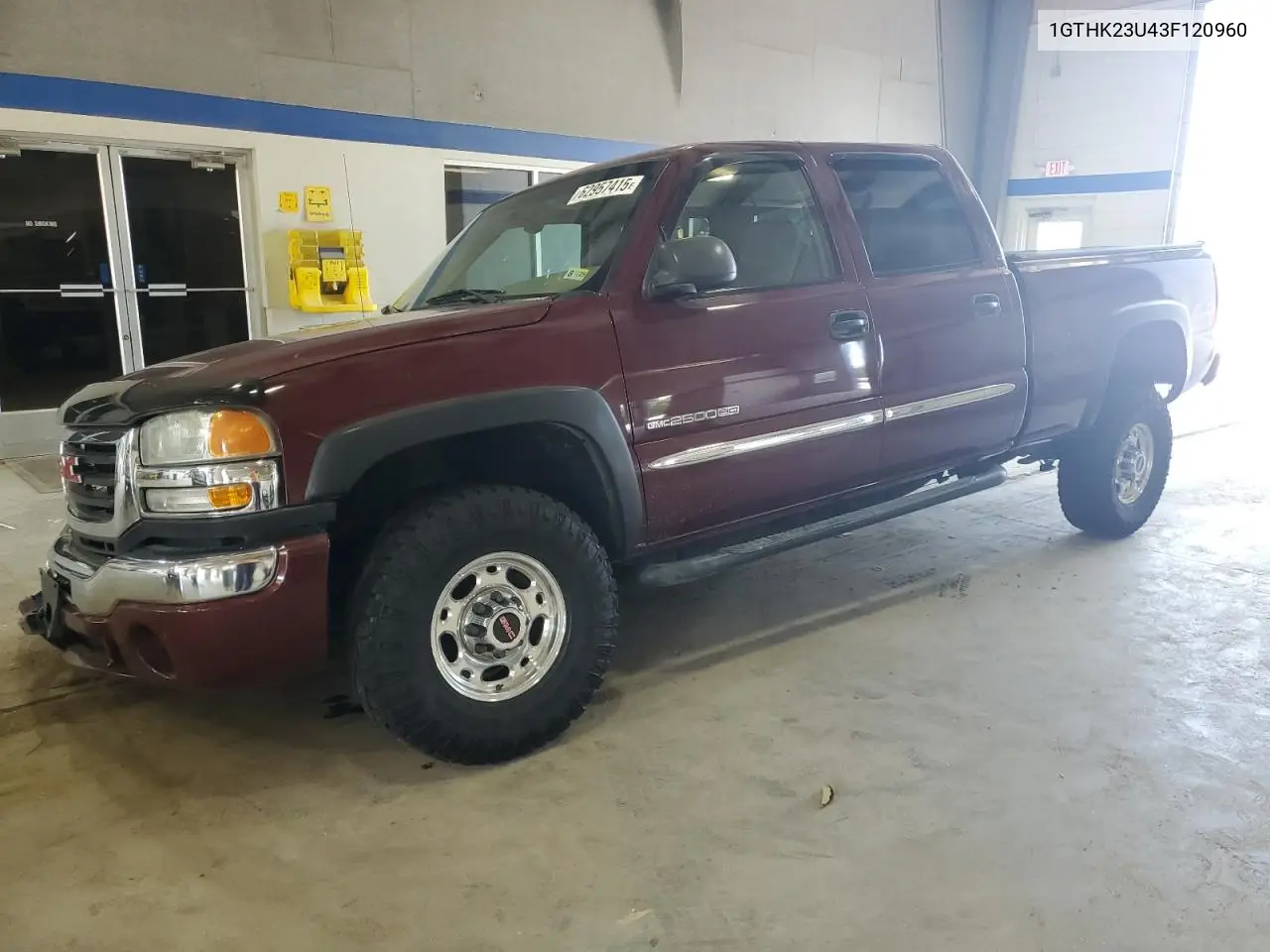 2003 GMC Sierra K2500 Heavy Duty VIN: 1GTHK23U43F120960 Lot: 62957415