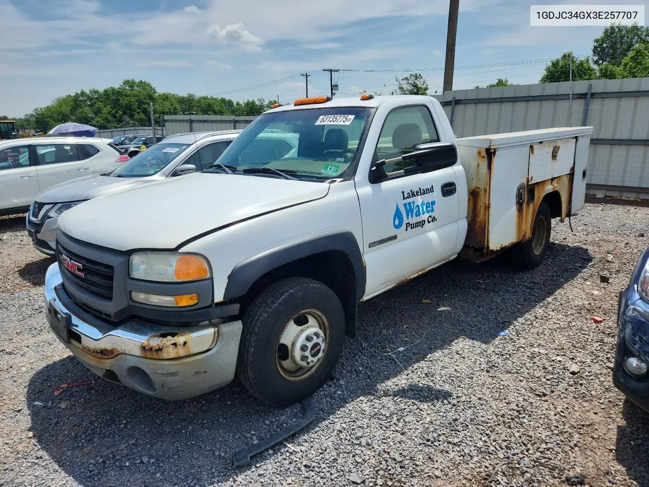 2003 GMC New Sierra C3500 VIN: 1GDJC34GX3E257707 Lot: 63135775
