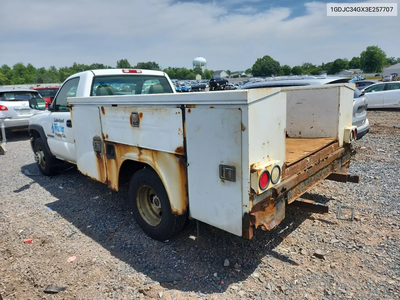 2003 GMC New Sierra C3500 VIN: 1GDJC34GX3E257707 Lot: 63135775