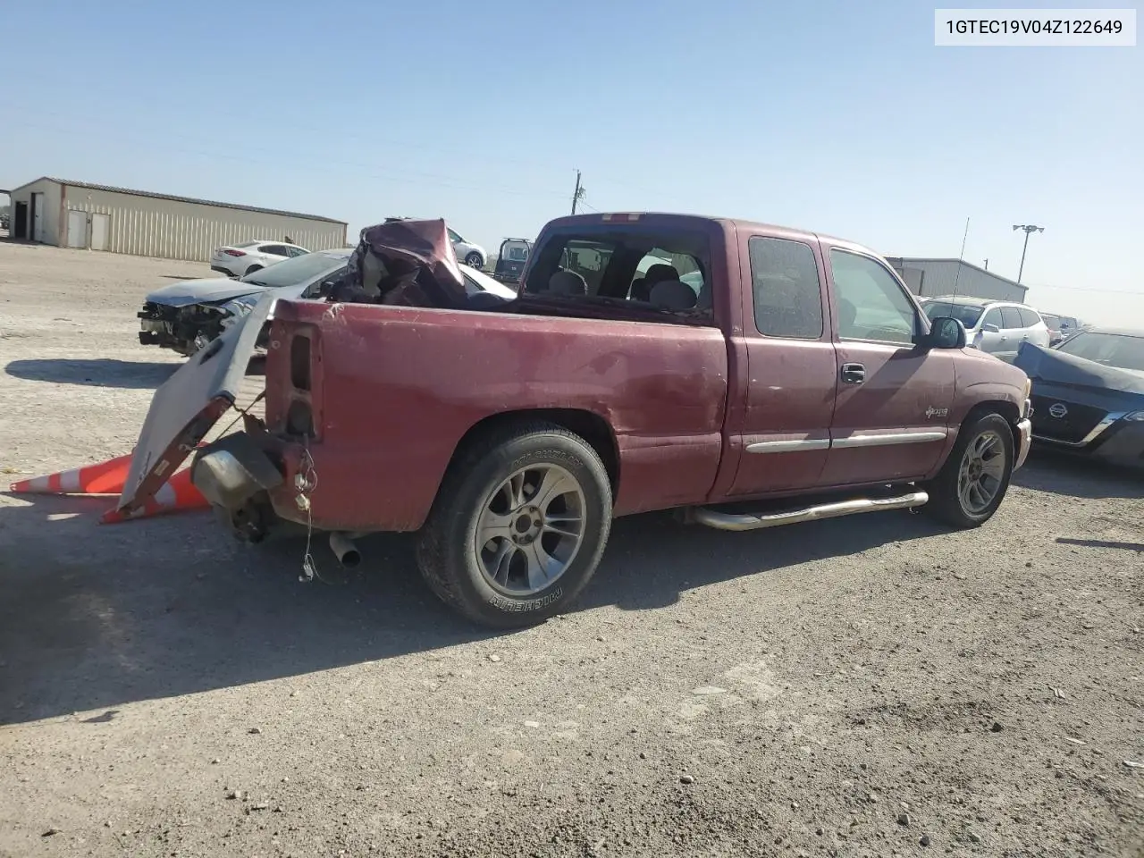 2004 GMC New Sierra C1500 VIN: 1GTEC19V04Z122649 Lot: 48687545