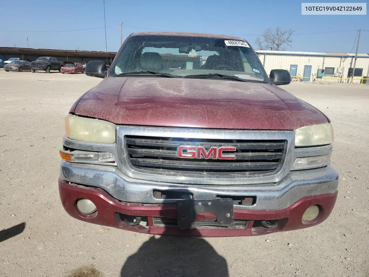 2004 GMC New Sierra C1500 VIN: 1GTEC19V04Z122649 Lot: 48687545