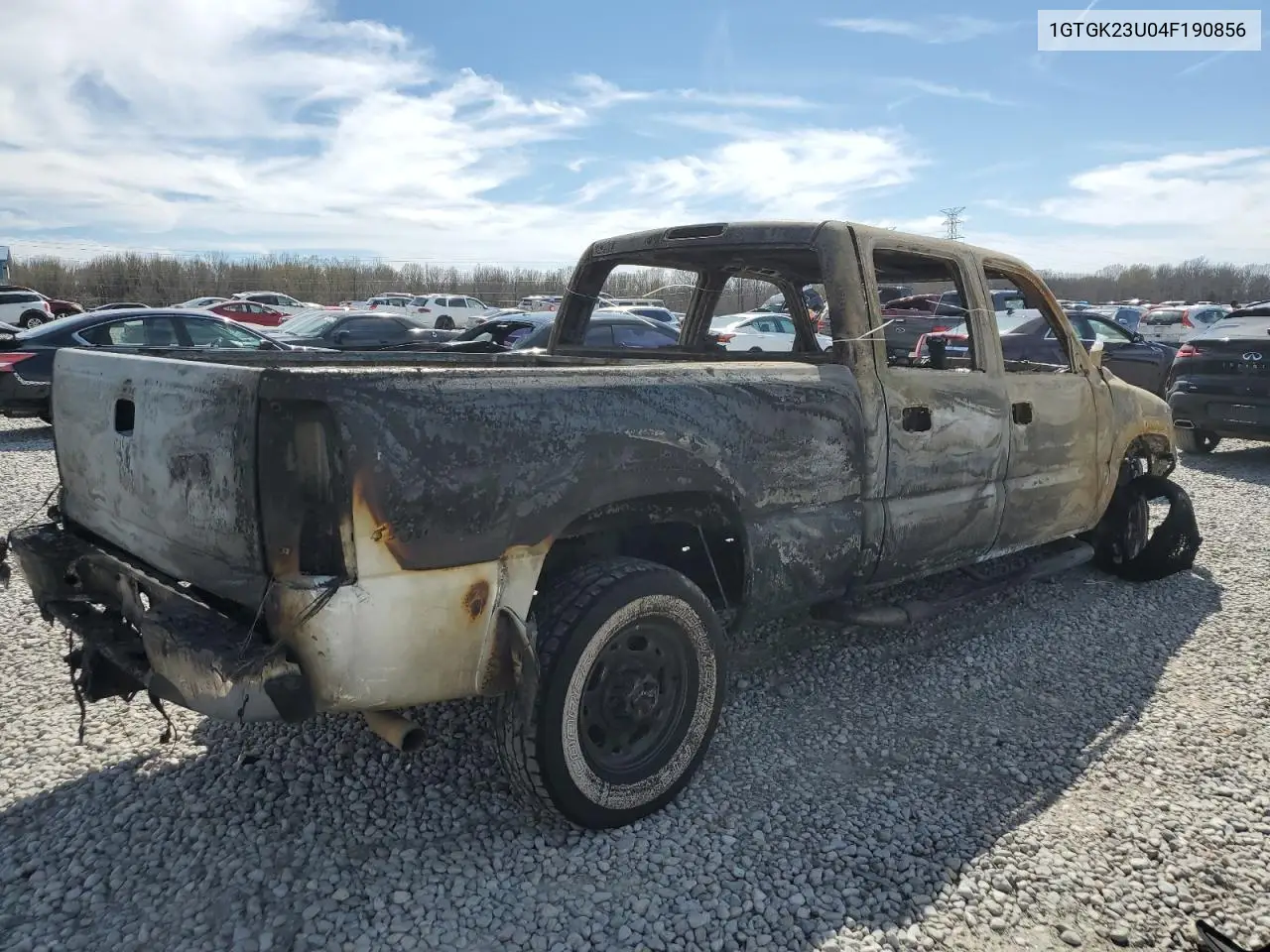 2004 GMC Sierra K2500 Crew Cab VIN: 1GTGK23U04F190856 Lot: 49650005