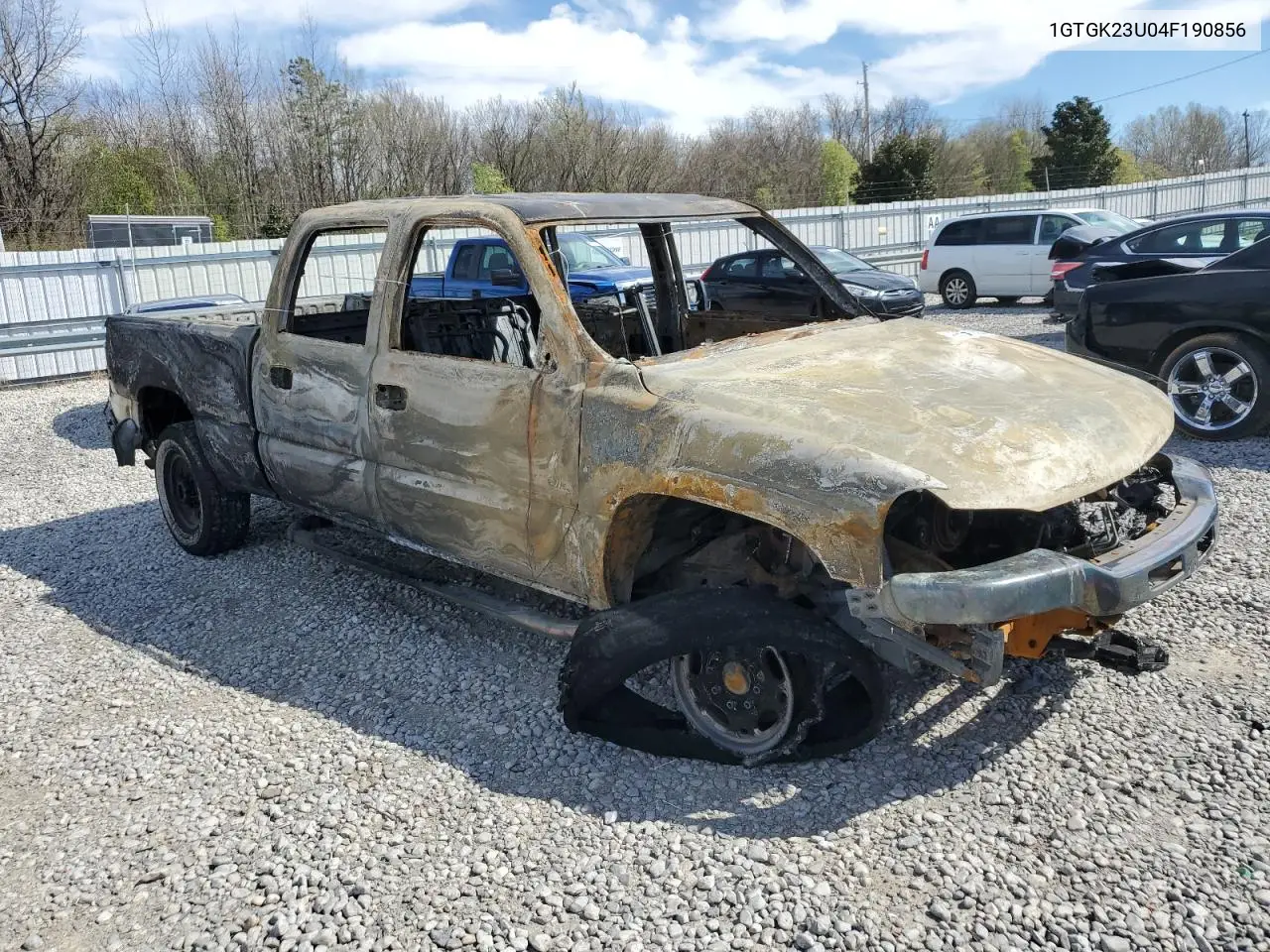 2004 GMC Sierra K2500 Crew Cab VIN: 1GTGK23U04F190856 Lot: 49650005