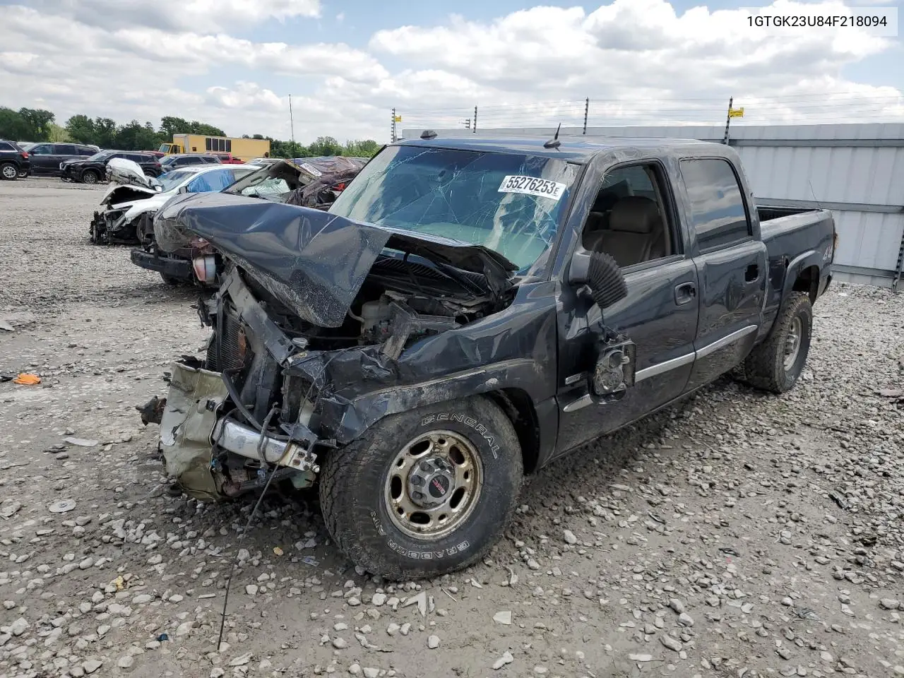 2004 GMC Sierra K2500 Crew Cab VIN: 1GTGK23U84F218094 Lot: 55276253