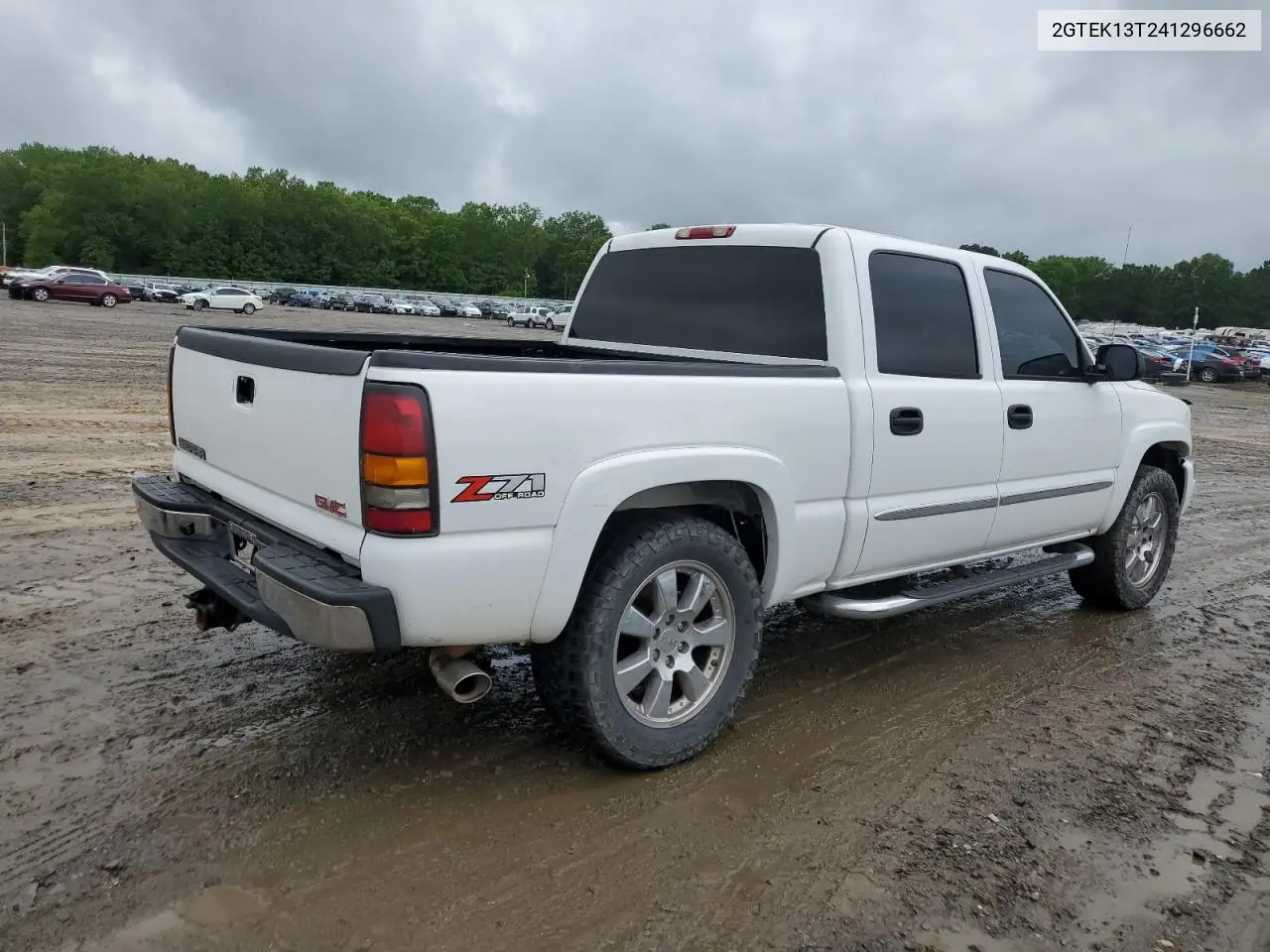 2004 GMC New Sierra K1500 VIN: 2GTEK13T241296662 Lot: 55756405