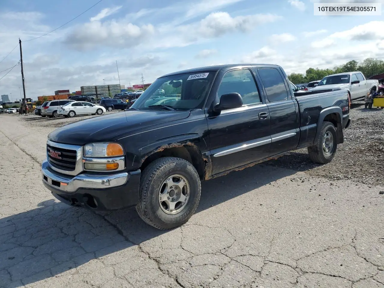 2004 GMC New Sierra K1500 VIN: 1GTEK19T54E305571 Lot: 56954375