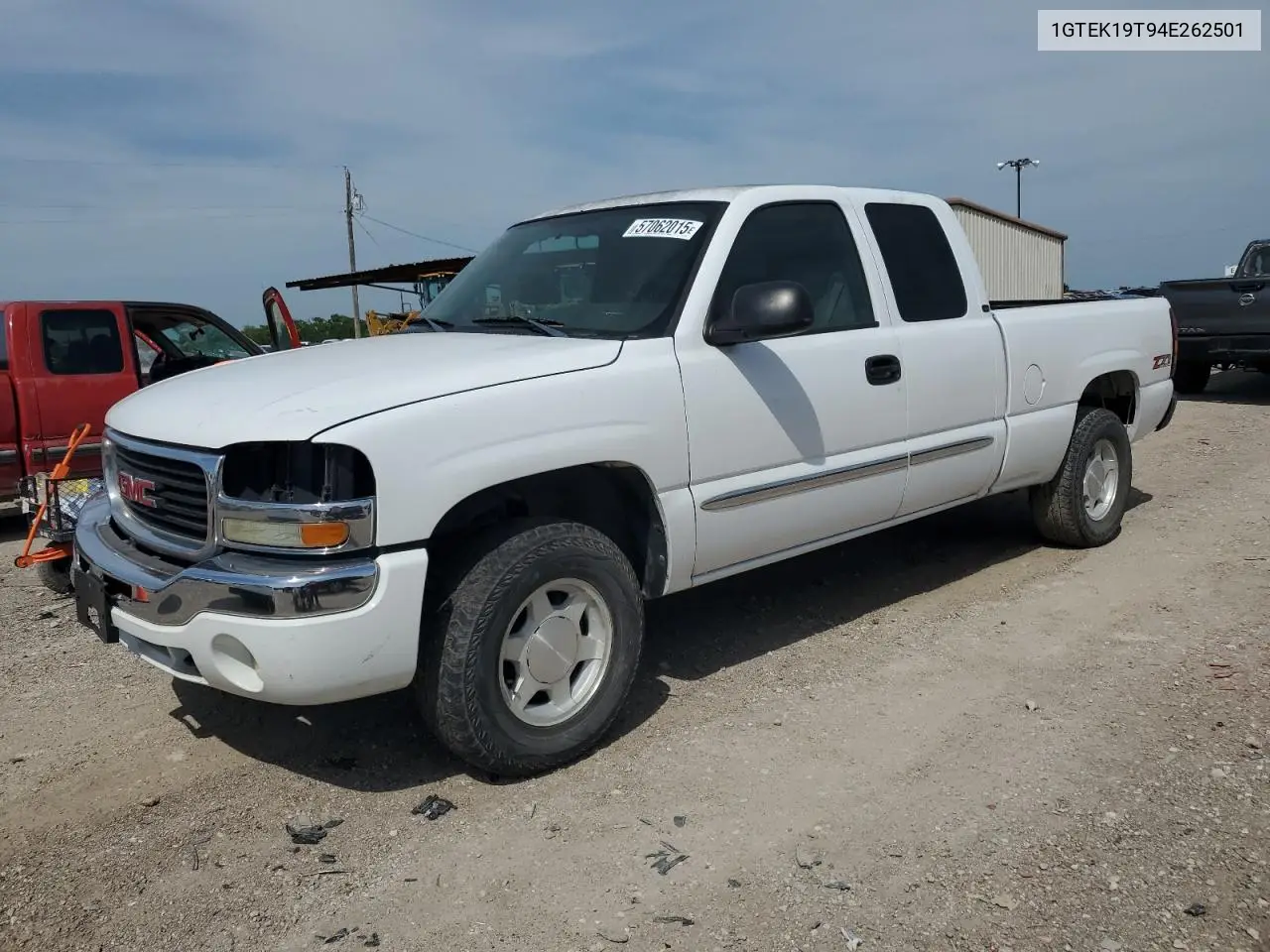 2004 GMC New Sierra K1500 VIN: 1GTEK19T94E262501 Lot: 57062015