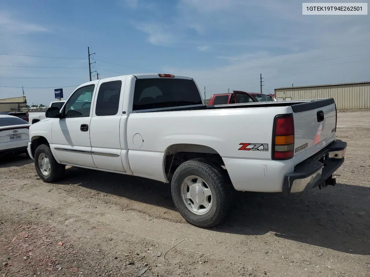 2004 GMC New Sierra K1500 VIN: 1GTEK19T94E262501 Lot: 57062015