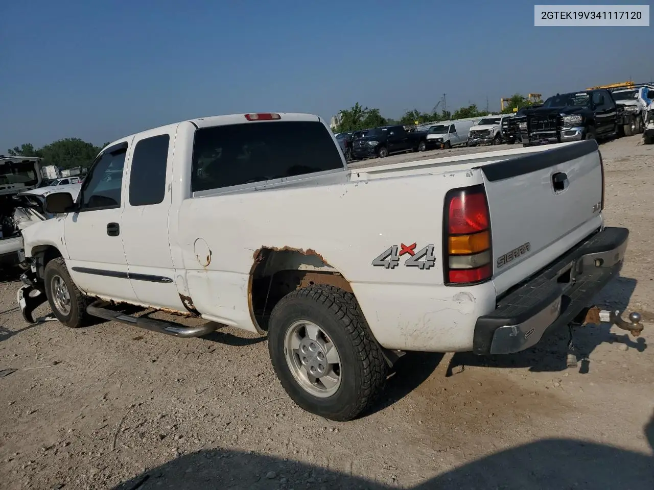 2004 GMC New Sierra K1500 VIN: 2GTEK19V341117120 Lot: 60301635