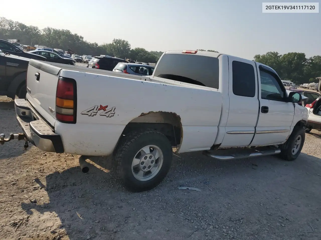 2004 GMC New Sierra K1500 VIN: 2GTEK19V341117120 Lot: 60301635