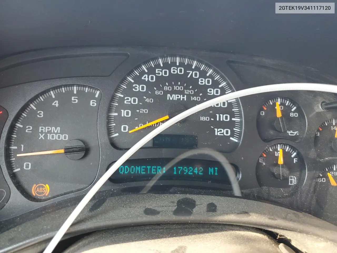 2004 GMC New Sierra K1500 VIN: 2GTEK19V341117120 Lot: 60301635