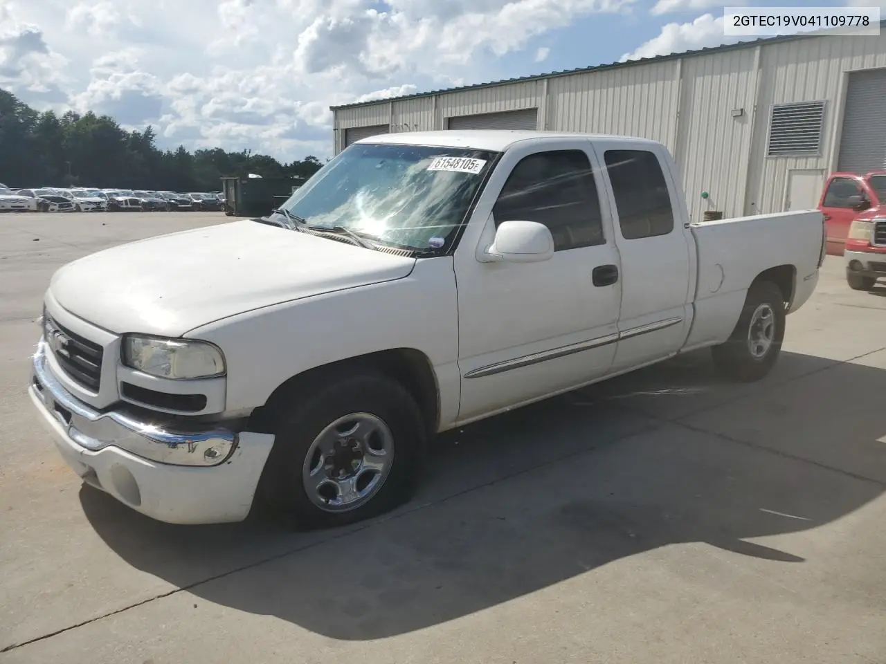 2004 GMC New Sierra C1500 VIN: 2GTEC19V041109778 Lot: 61548105