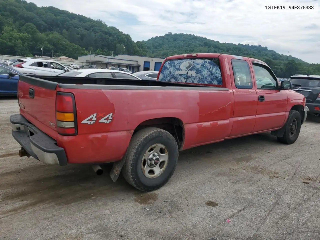 2004 GMC New Sierra K1500 VIN: 1GTEK19T94E375333 Lot: 61737125