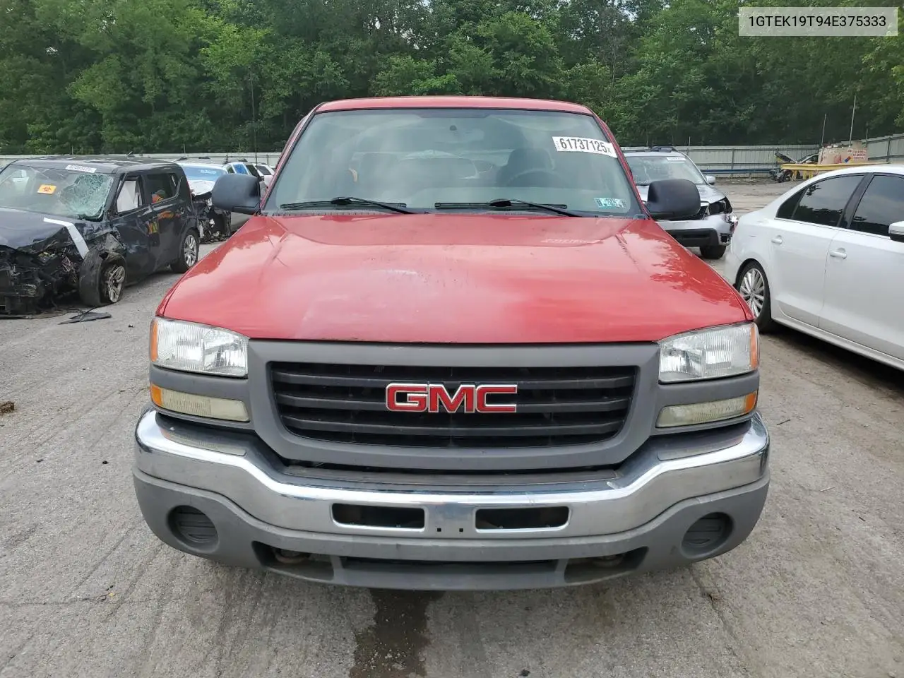 2004 GMC New Sierra K1500 VIN: 1GTEK19T94E375333 Lot: 61737125
