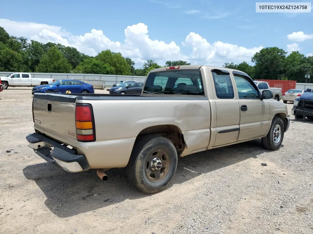 2004 GMC New Sierra C1500 VIN: 1GTEC19X24Z124758 Lot: 62559955