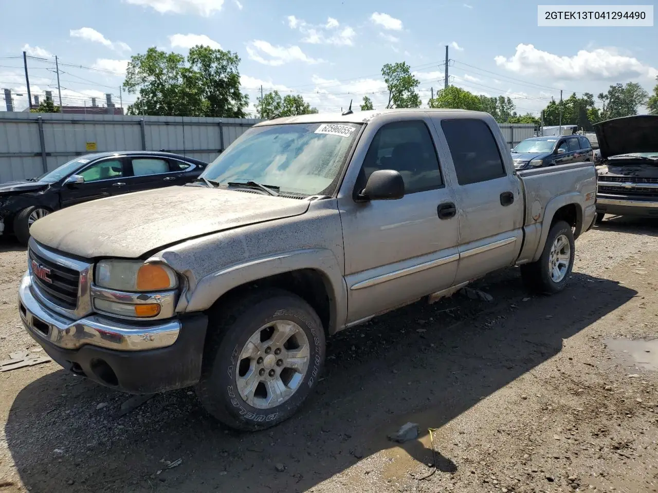 2004 GMC New Sierra K1500 VIN: 2GTEK13T041294490 Lot: 62596055